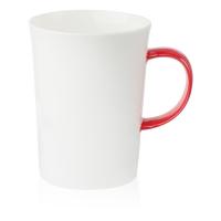 MON0468-R32-red Кружка Mix&Match Синергия 450 мл, красная ручка, костяной фарфор