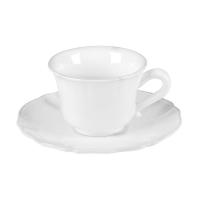 Кофейная пара: чашка 90мл с блюдцем COSTA NOVA, серия White TCS02-00201Z 