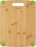 93-BM-4-02.2 Доска разделочная  с силиконовыми вставками 33*25*1,5см, Linea Bamboo