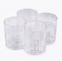 GL013 Набор из 4х крутящихся стаканов для виски 285мл, GLASSERIE, серия SPIN N'SWIRL 