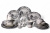 92-0404 Столовый набор на 4 персоны 21 предмет, Claytan, декор ROME GREY