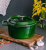 78125 Кастрюля чугунная эмалированная с крышкой 20см, 2л, индукция, Lava Green 