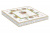 EL-R1337/SPBL Блюдо пасхальное для 6 яиц, 21 см, Easy Life, Spring Bloom, декор Цыплята и цветы 