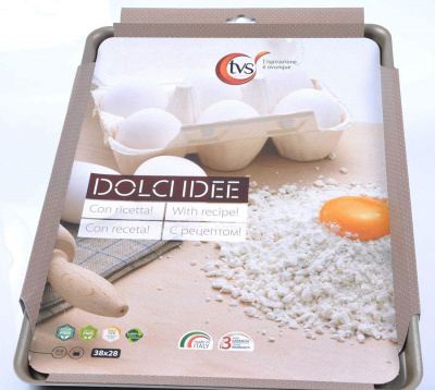 011874 Противень 38*28см TVS, серия Dolce Idea, Италия 