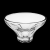 990/65820/44600/255 Салатник 25,5см, Crystal BOHEMIA, серия VICTORIA , хрусталь 