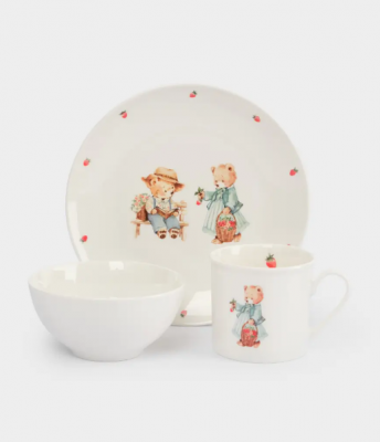ANLAF-SHMEI-0908 Набор детский 1перс.3пр. МИШКИ ,Teddy bear