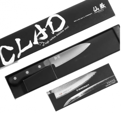 PH-01 Нож кухонный Овощной 10см SUNCRAFT Япония, серия SENZO Flovers