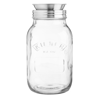 k_0025_815v Банка 1л с теркой для спиральной нарезки Kilner