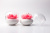 ql10157-wh-pk Контейнер для хранения ватных палочек Lotus белый-розовый